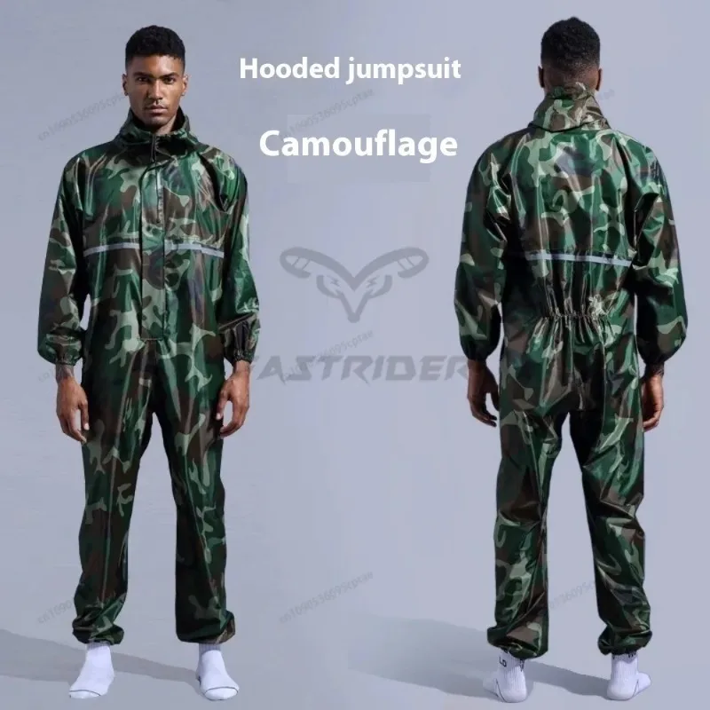 10 colors Motorcycle Rainwear Cover Outdoor Rain Coat Suit Work Clothes One-piece Raincoat Overalls Hooded Jackets dust-proof