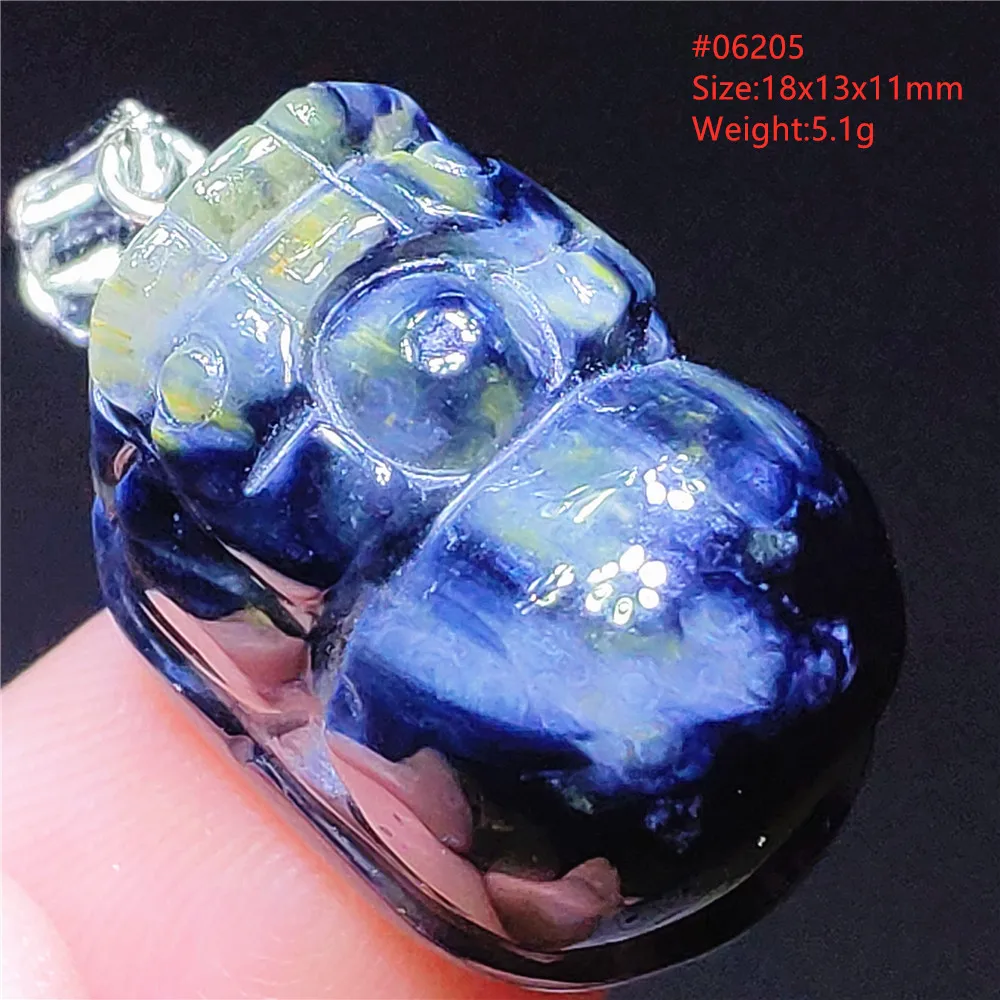 

Natural Blue Pietersite Pi Xiu Pendant Chatoyant Women Men Namibia Cat Eye Yellow Pietersite Fashion Jewelry AAAAAA