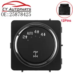25878425 New Transfer Case Selector Switch For Chevrolet Avalanche Silverado 1500 2500 Suburban 1500 Tahoe GMC Sierra Yukon