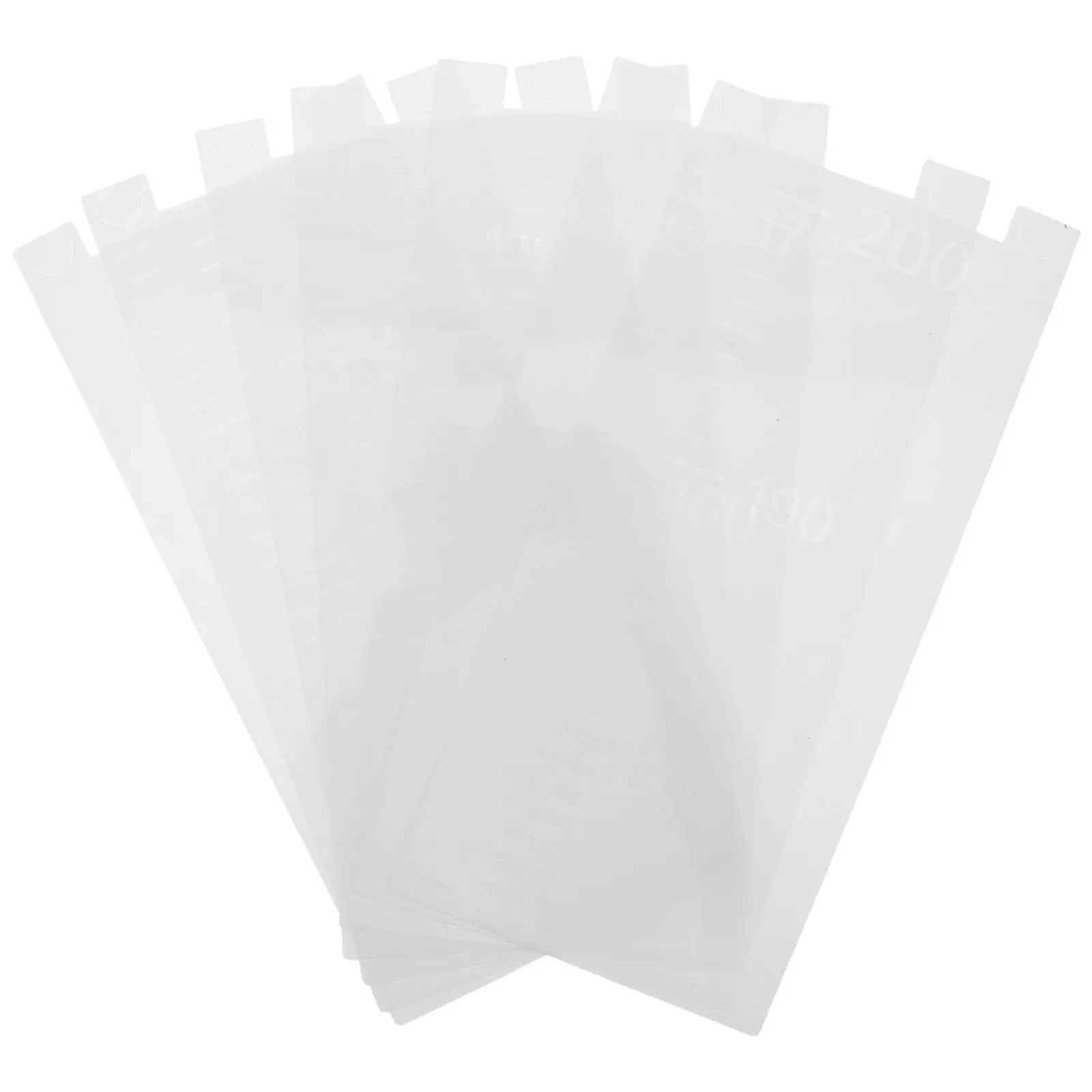 Height Chart Stencil 7 Piece Reusable Plastic Growth Ruler Template for Wall Height Measurement