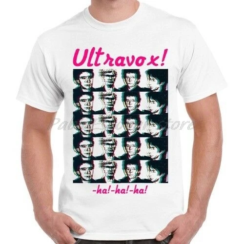 Ultravox - Ha! Футболка Rock Pop Мужская в стиле ретро, брендовая тенниска, хлопковая майка, лето