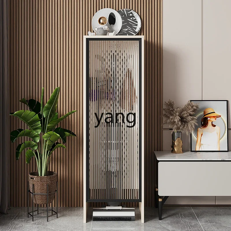 LMM washing machine storage cabinet small apartment household living room vacuum cleaner sweeping robot storage cabinet