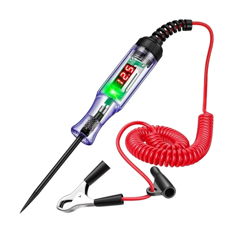 Plastic Insulated Automotive Test Light with LED Screen for Electrical Diagnosis