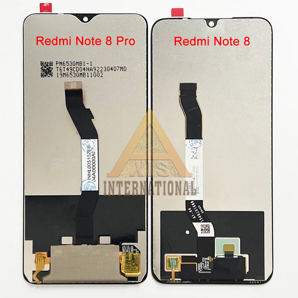 Grado AAA 6.53 "per Xiaomi Redmi Note 8 Pro schermo LCD schermo Touchl Digitizer Frame 6.22" per Xiaomi Note 8 LCD Frame