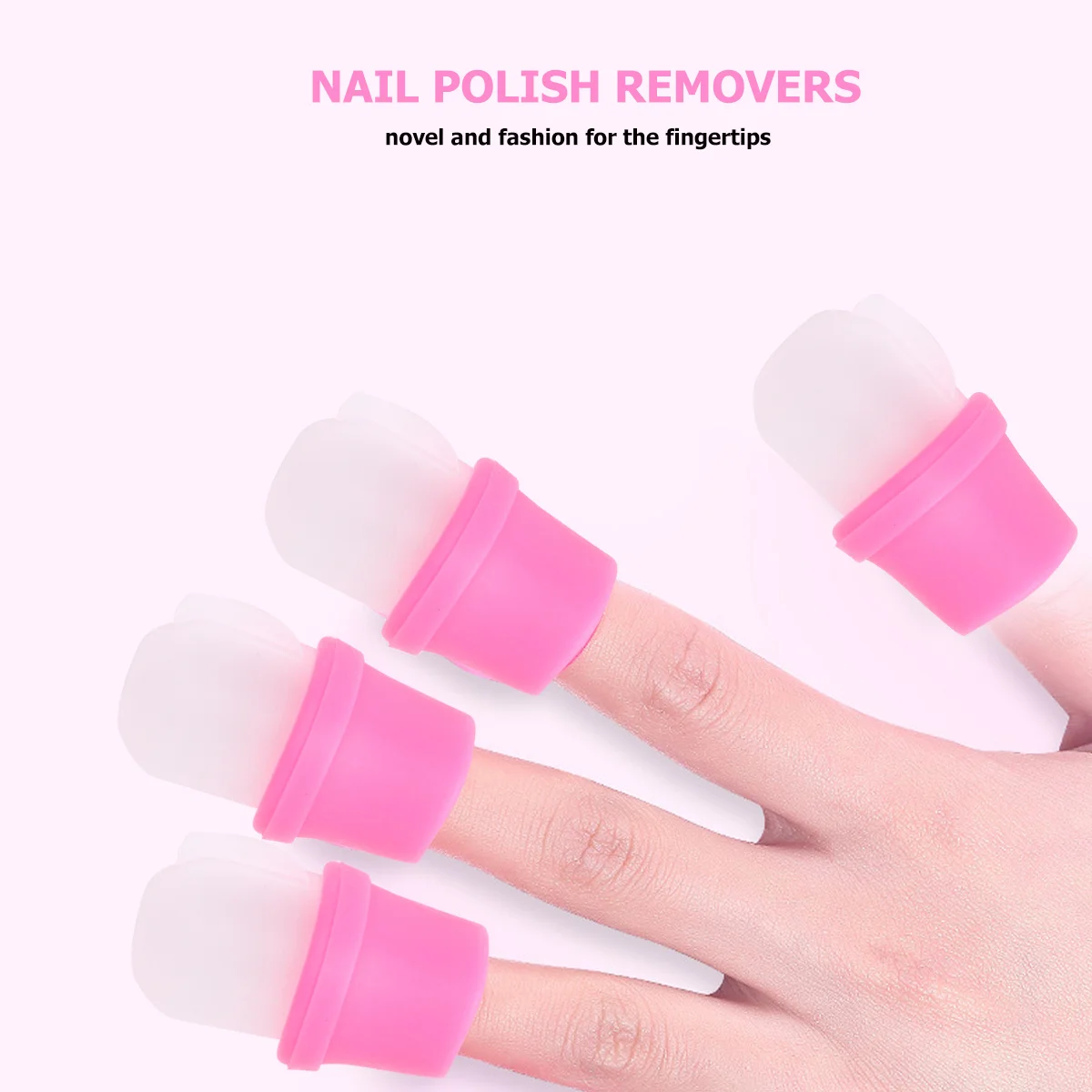 10Pcs Nagel Soaker Abdeckungen Enge Fit PP Kappen Nagel Entferner Pads Uv Gel Polnisch Entfernen Maniküre Essentials Maniküre Werkzeuge