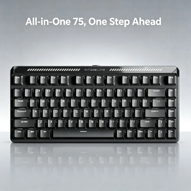 TITAN75turbo Magnetic Switch Keyboard Customized RGB Aluminium Alloy Positioning Board 0.001RT E-sports Gaming Office Keyboard