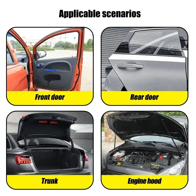 Car Door Anti-collision Gasket Stickers Car Shock Absorber Gasket Anti-shock Protection Soundproof Silent Buffer Silicone Pad