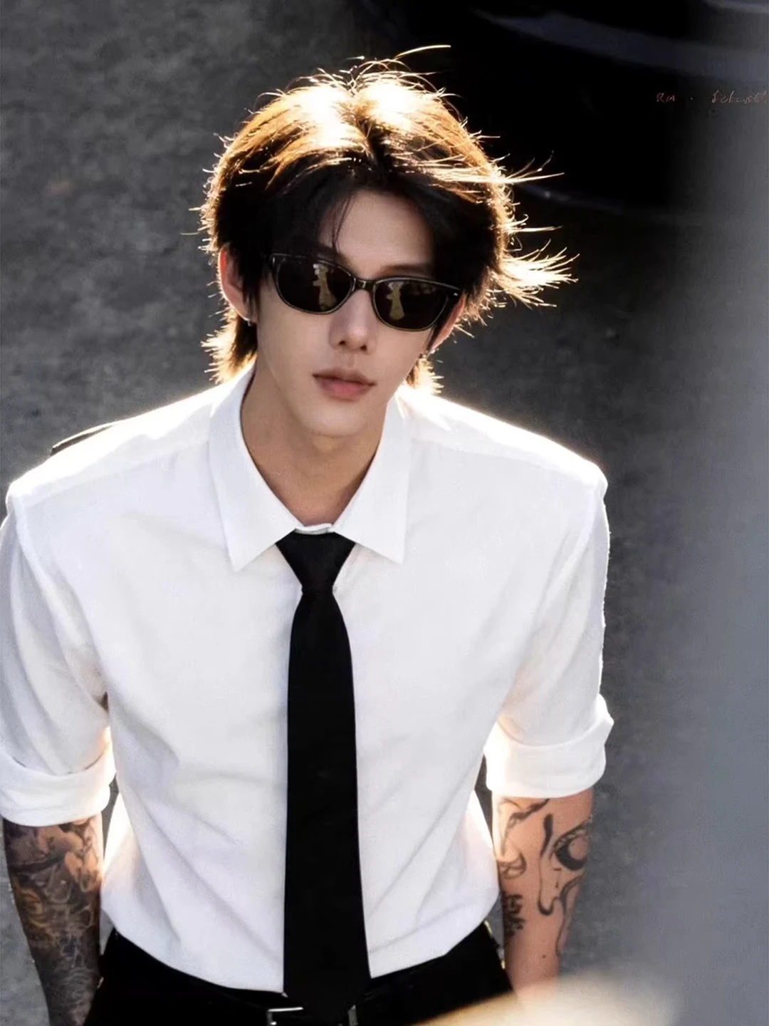 

Мужская рубашка с длинными рукавами в британском стиле, повседневная верхняя одежда, молодежная модная рубашка стандартного кроя, универсальная, на все времена года