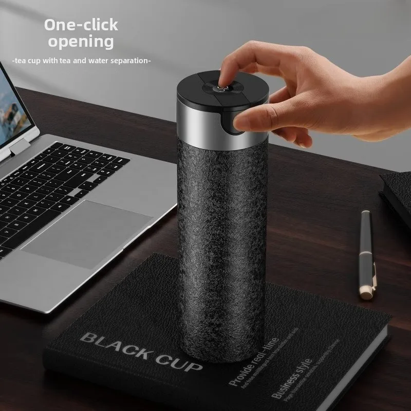 Premium Pure Titanium Vacuum Flask, Lightweight Titanium Tumbler, Custom Engraved Gift Set for Men & Women