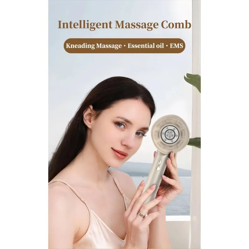 2026 Hair Regrowth Comb - Electric Scalp Massager for Hair Growth, Pain Relief, and Thicker Hair