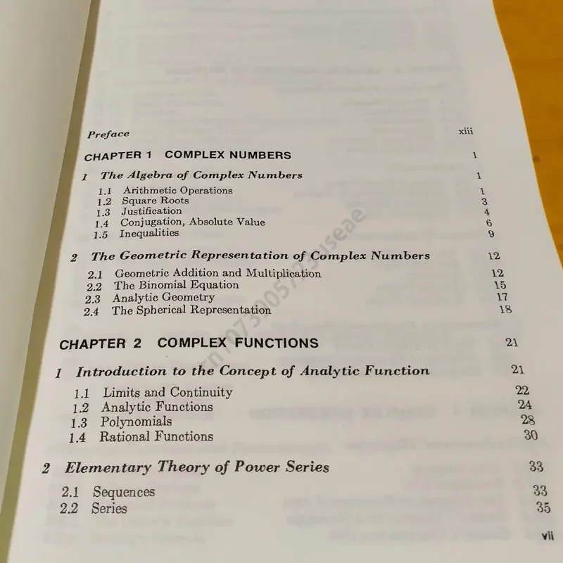 Lars Ahlfors Complex Analysis Third Edition 1979 Years Data Analysis Mathematical Calculation Books