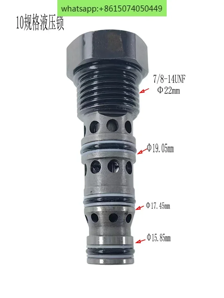 

Double directional hydraulic lock YYS08-00 support oil cylinder hydraulic lock DPC-08 oil cylinder lock core
