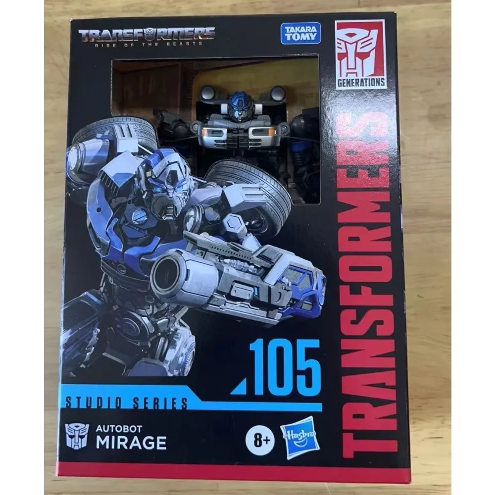 ของเล่นฮาสโบร ทรานส์ฟอร์มเมอร์ส SS105 ออโต้บอท มิราจ รุ่นปรับปรุง D-level จากภาพยนตร์ 7 แอ็คชั่นฟิกเกอร์ หุ่นยนต์แปลงร่างเป็นรถ ของสะสม ของขวัญ