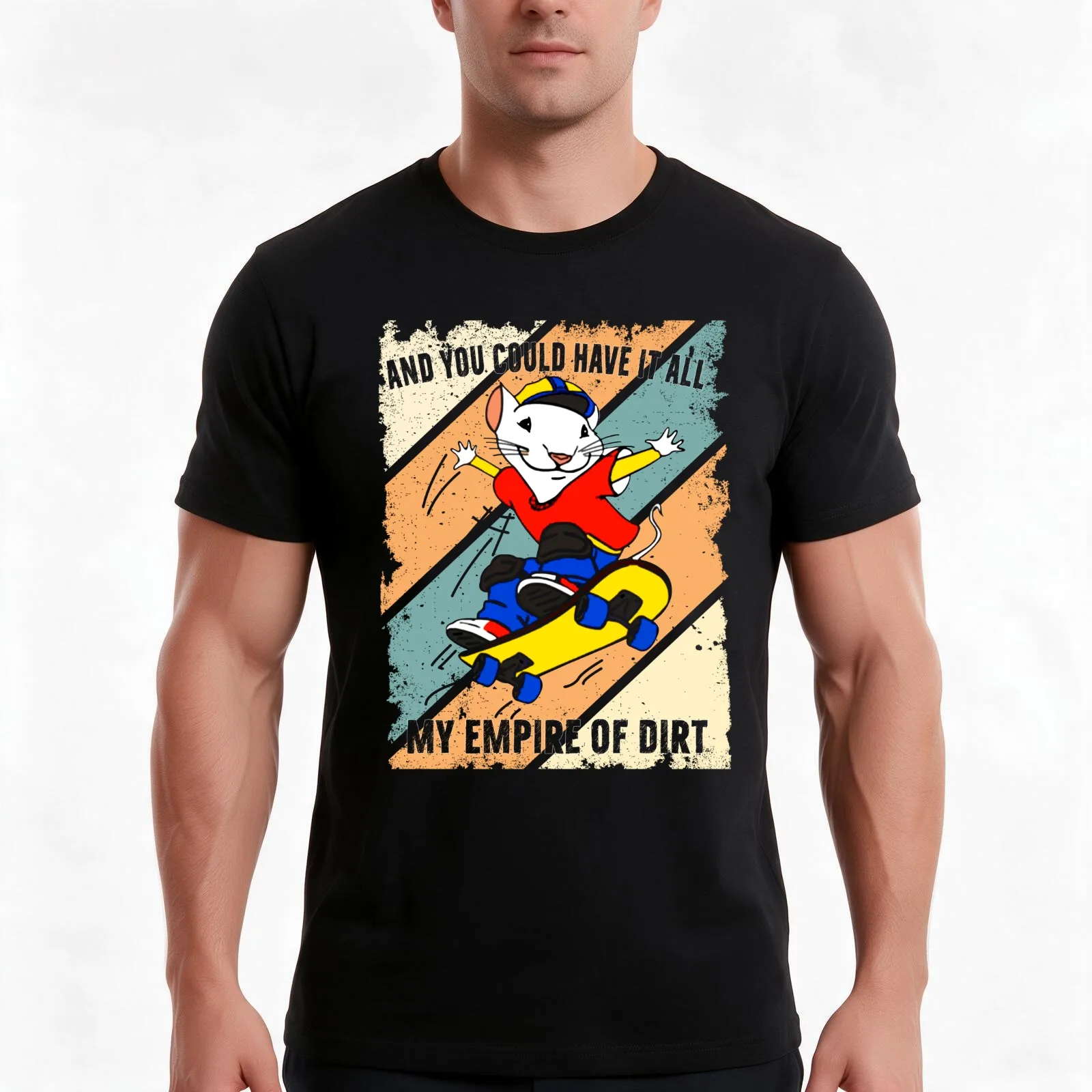 Funny Gift And You Could Have It All My Empire Of Dirt Sporting Mouse T-Shirt, Summer Casual Cotton Tee, Vintage Graphic Print