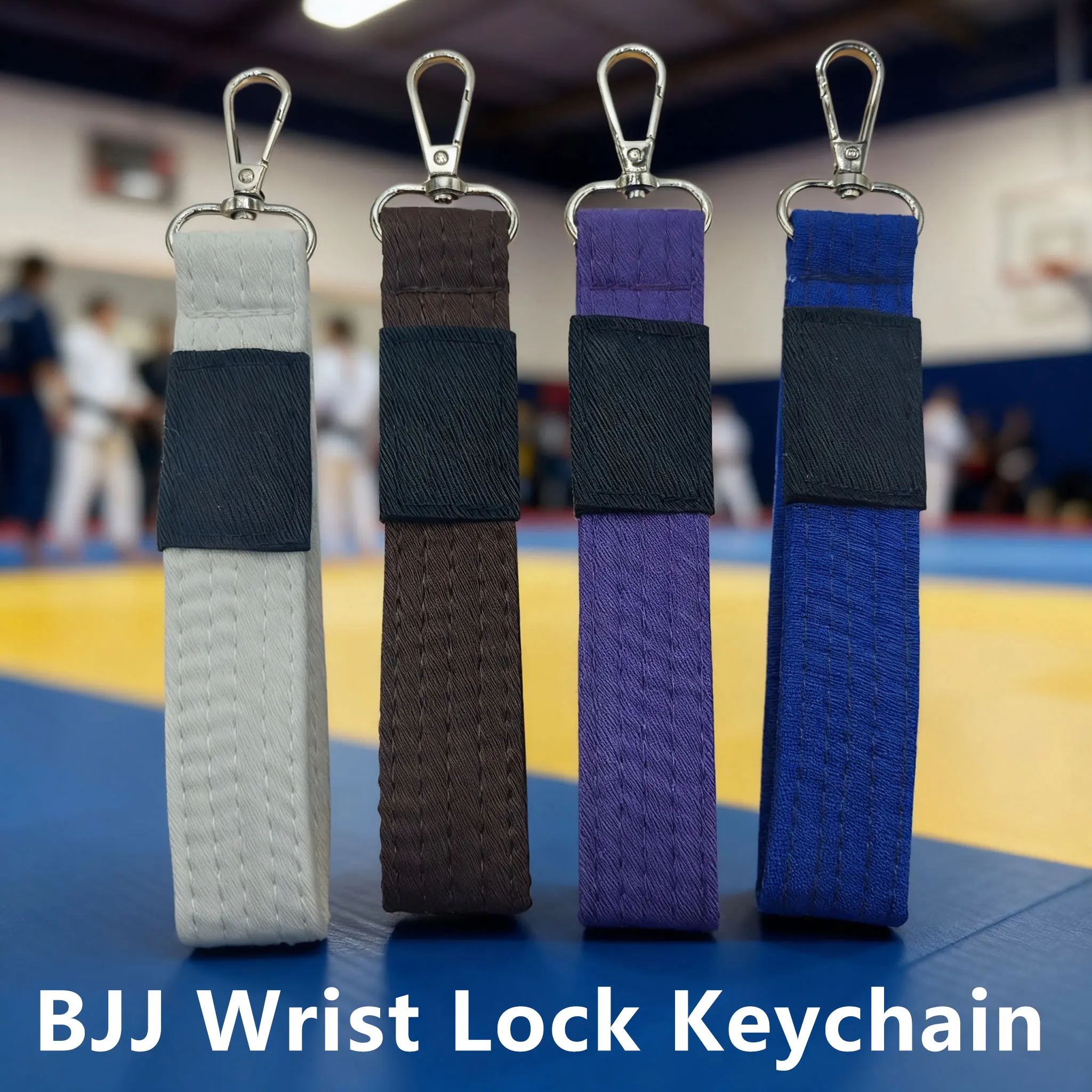 BJJ Wrist Lock Brazilian Jiu-Jitsu Keychain Pendant INS Box Packaging Decoration Gift BJJ Souvenir Embroidery Custom