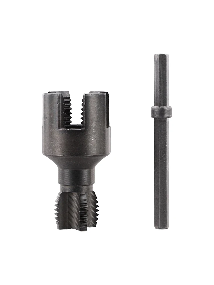 Internal External Thread Tapping Tool For 1/2 3/4 Inch Water Pipe PPR PVC Integrated Die Metal Threading Drill Bit