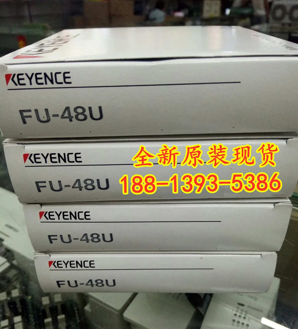 

2025 May FU-48U new original genuine KEYENCE fiber optic sensor quality assurance for one year