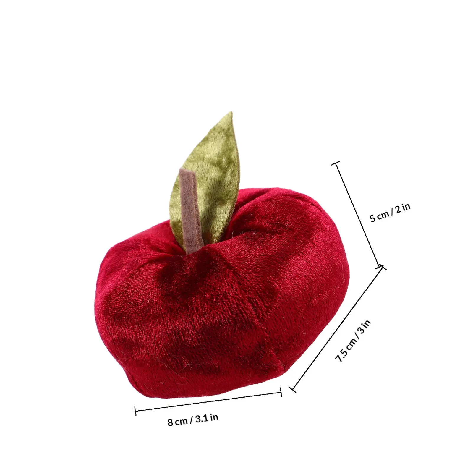 Red Apple Hairpin Soft Material Vintage Style Fruit Themed Hairpin Party Photo Props Cute Hair Accessory Costume Hairpins