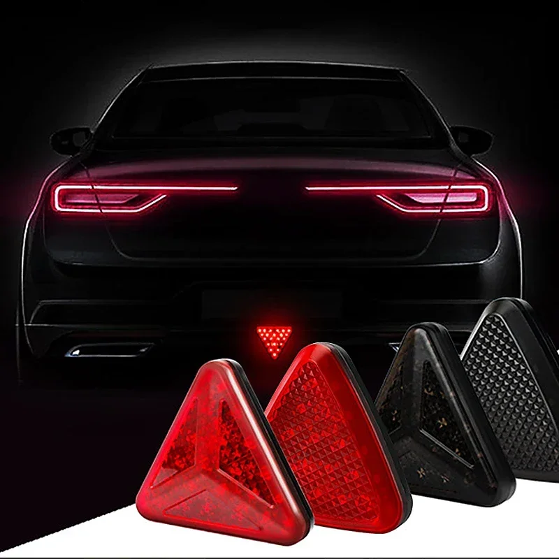 

F1 Style Led Brake Pilot Lights Rear Tail Lights Auto Flash Warning Reverse Stop Safety Signal Lamps For Car SUV Motorcycle 12V