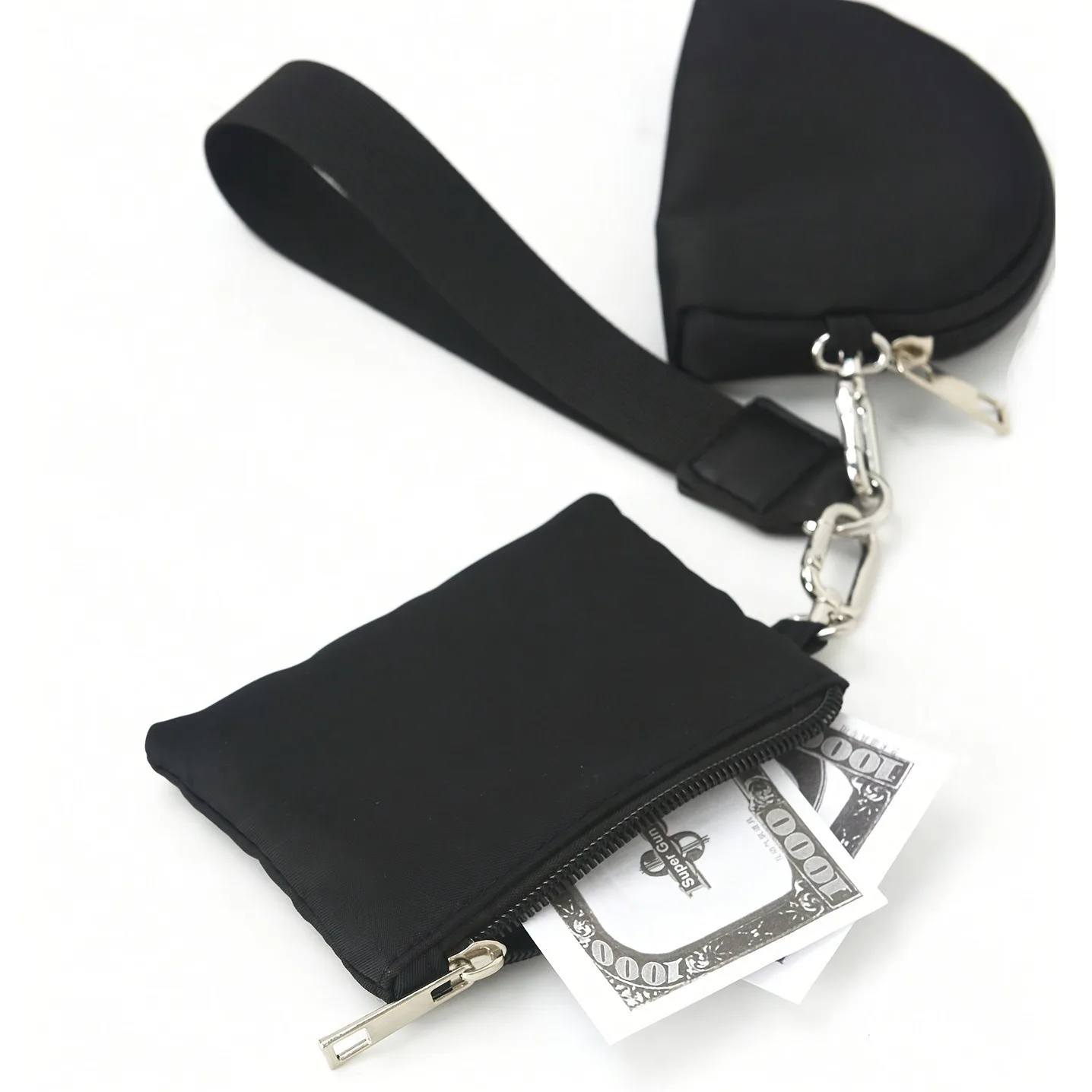 Handgelenktasche Tragbare Kartentasche Bankkarten-Mini-Geldbörse Aufbewahrungstasche – Detail 4