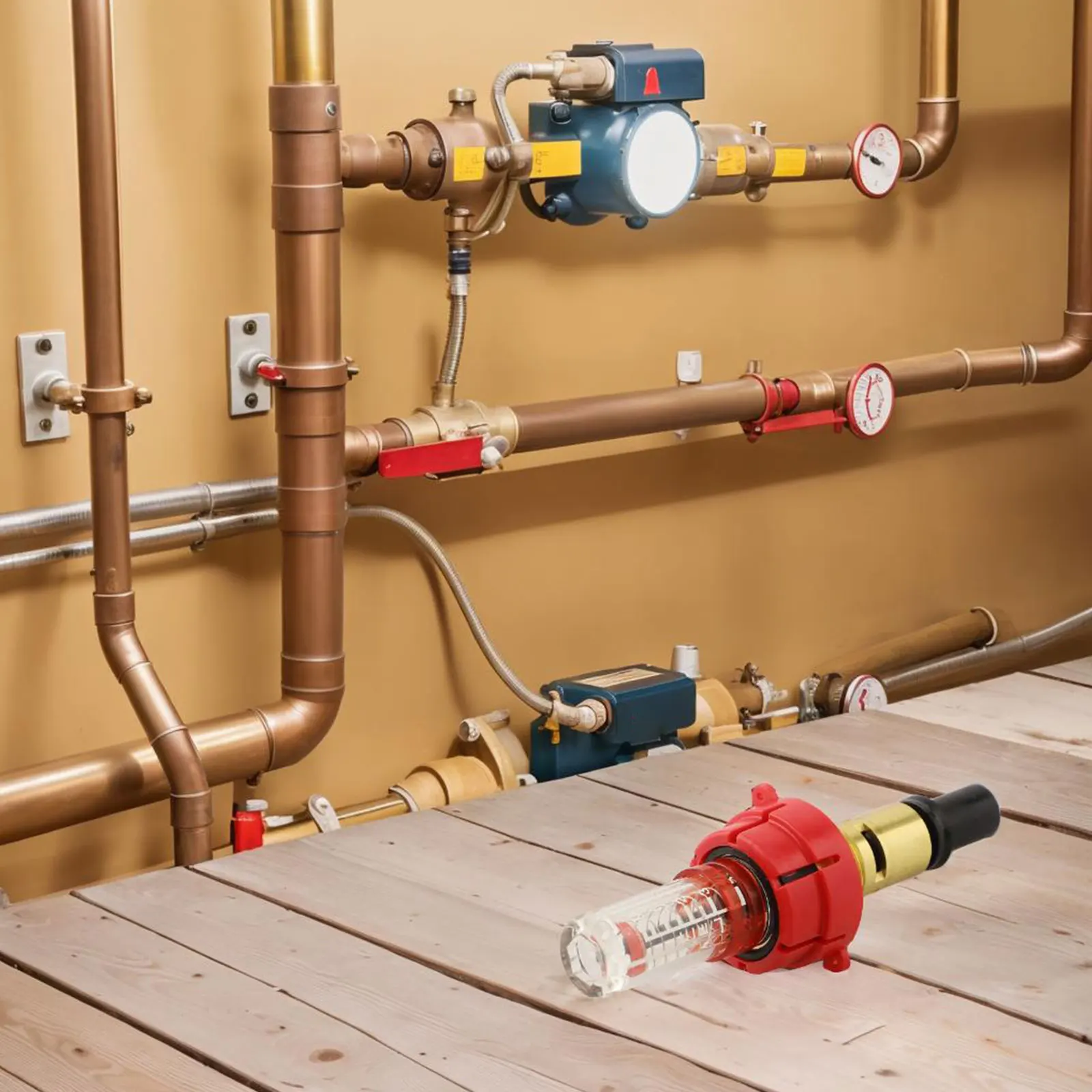 As Shown Heat Distribution System Designed For Heating Systems High-Performance Flow Gauge Home Comfort Solutions