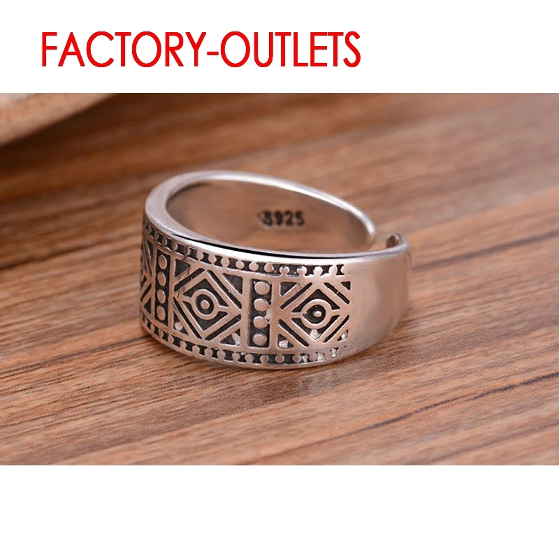 Genuine 925 Sterling Silver New Arrival Engagement Anniversaty Ring Fashion Jewelry Classic Antique Style Women Girls Wholesale