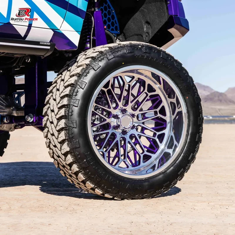 Custom Deep Dish Forged Alloy Wheels Rims for Truck Pickup F150 F100 F250 F300 Tundra 6x139.7 8X170 24X12 26X14