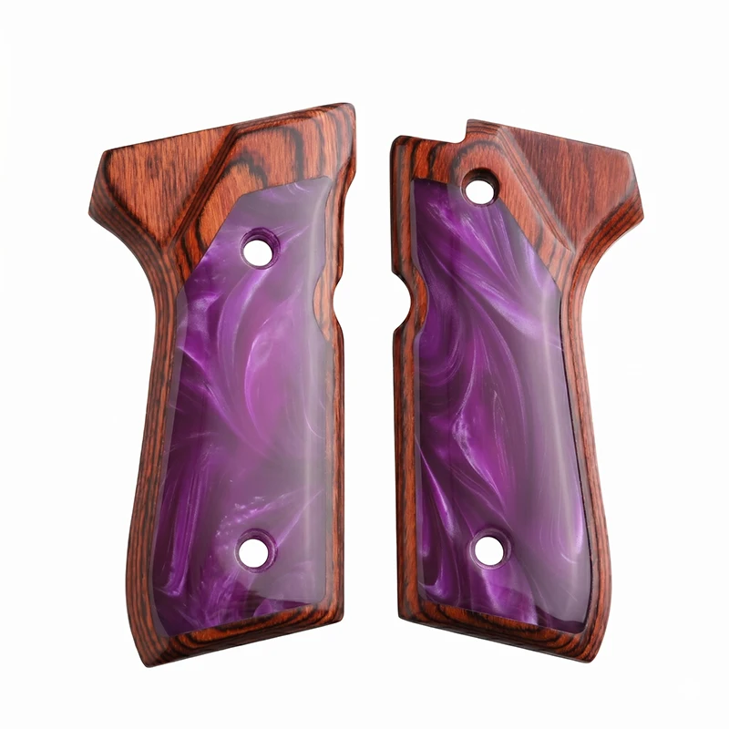 92 Grips New Style Wooden+Resin Double Colors Unique Patterns Bright and Beautiful Fit Perfect