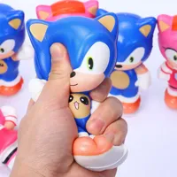 Super Sonic Children's Toy Tails Snick the Hedgehog Movable Figure Stress Relief Toy Fun Birthday Gift for Boys and Girls