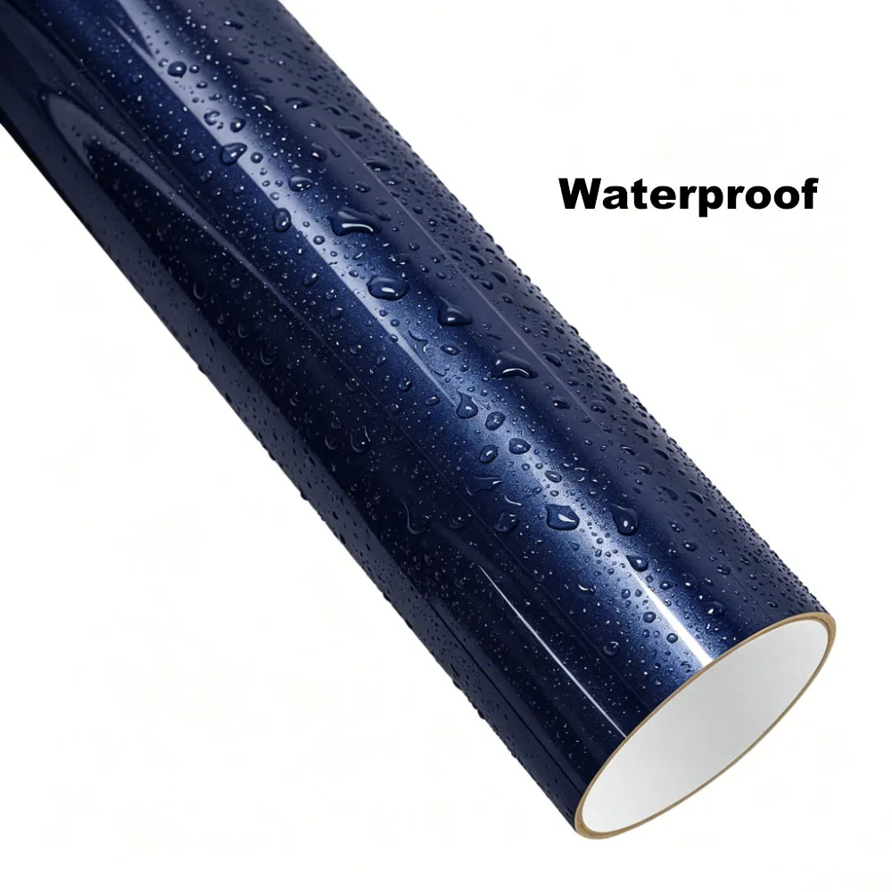 Imperial Blue PVC Car Vinyl Wrap Film with PET Release Liner Air‑Channel Bubble Free Self‑Adhesive Color Change Decal Sticker