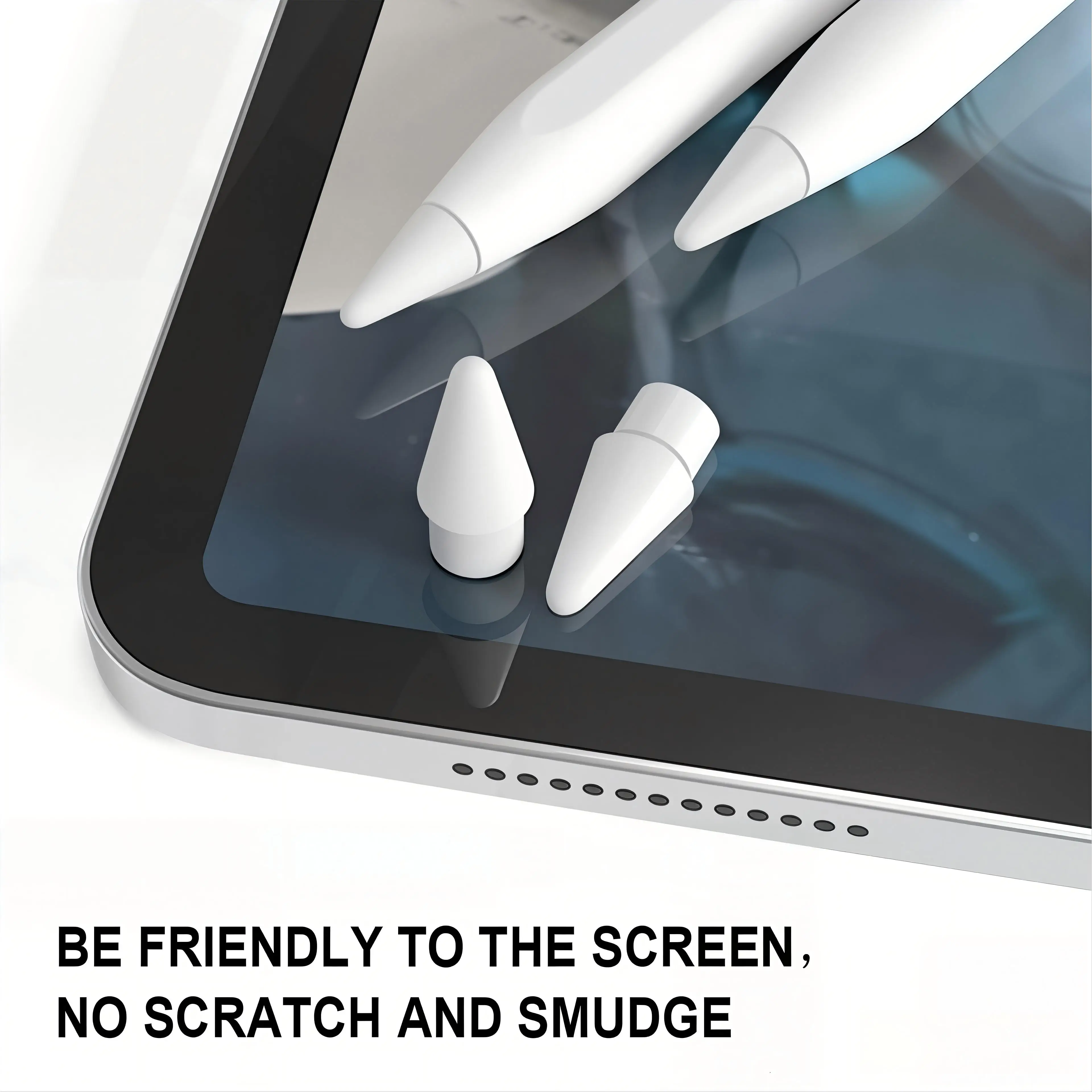 Universal Replacement Stylus Tip for Apple Pencil Pro First and Second Generation Capacitive Pen Tips