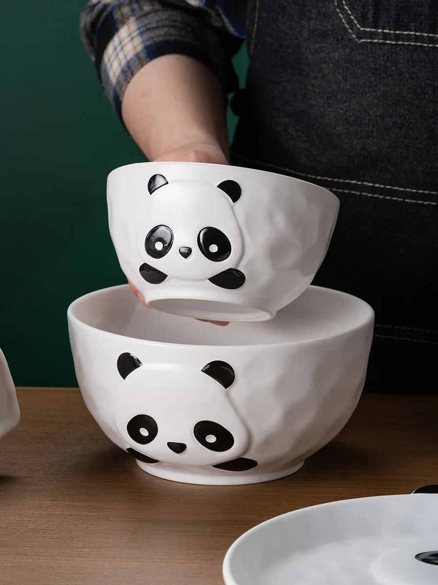 

Cerc Soup Bowl Cute Dining Di Personal Single Special Good Looking Face Bowl Home Use Diwaer Se Student Friendly