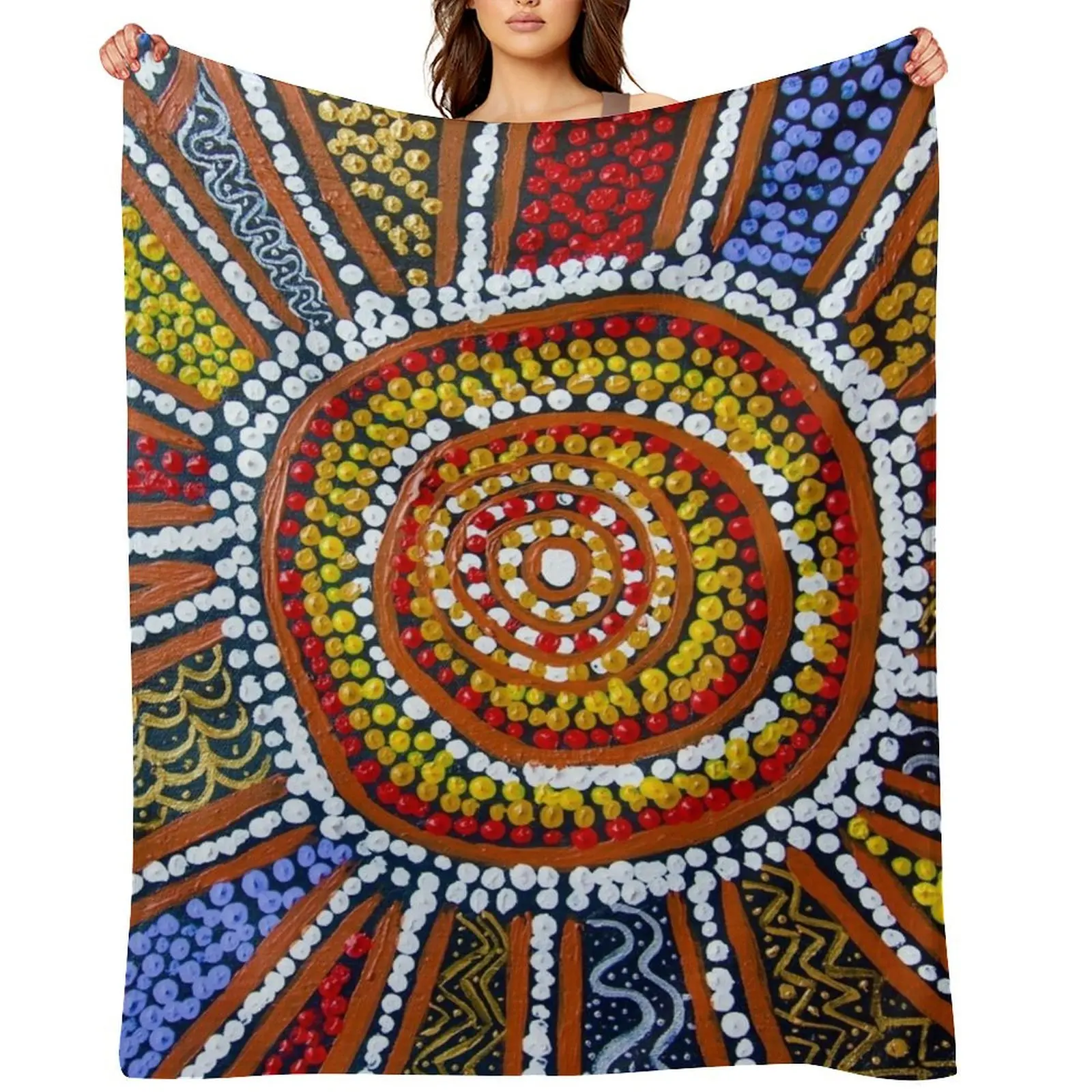 VOICE. TREATY. TRUTH. THE ULURU STATEMENT FROM THE HEART Throw Blanket Flannel Luxury St Decorative Sofa Blankets