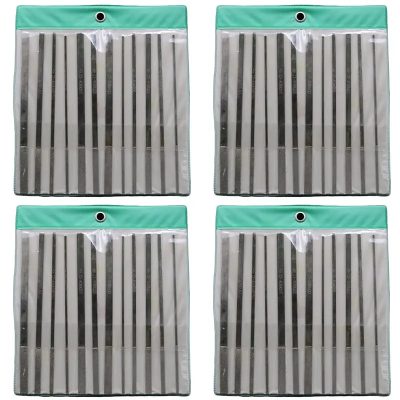 Needle File For 48 Pieces Of 180Mm Taper Diamond File CF-400 Die Sinker-[LUCK 9]