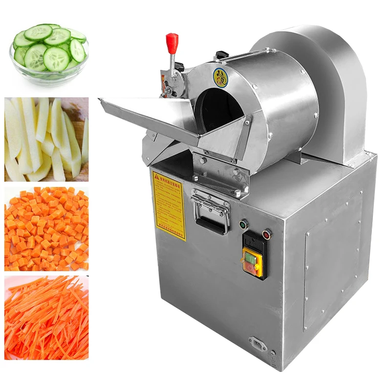 

Vegetable Cutting Machine Commercial Multi-function Shredding Slicing Dicing Machine Electric Potato Cutter Onion Slicer Machine