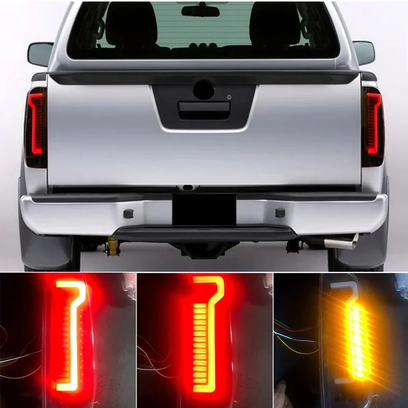 Car Taillights For Nissan Navara D40 Frontier 2005 2006 2007 2008 2009 2010 2011 2012 2013 2014- 2021 Turn signal Rear Light LED