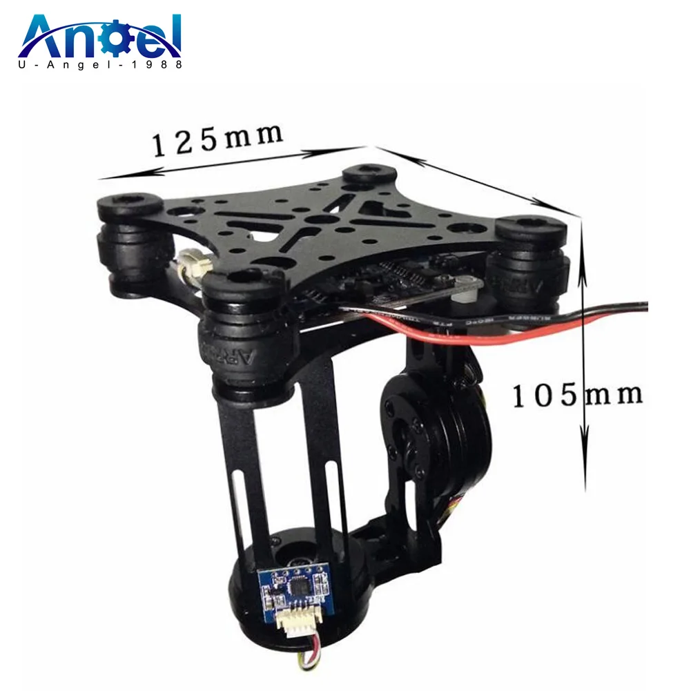 

2-осевая бесщеточная карданная камера RTF с 2208 двигателями, плата контроллера BGC, поддержка камеры SJ4000 Gopro 3 4, модель радиоуправляемого дрона