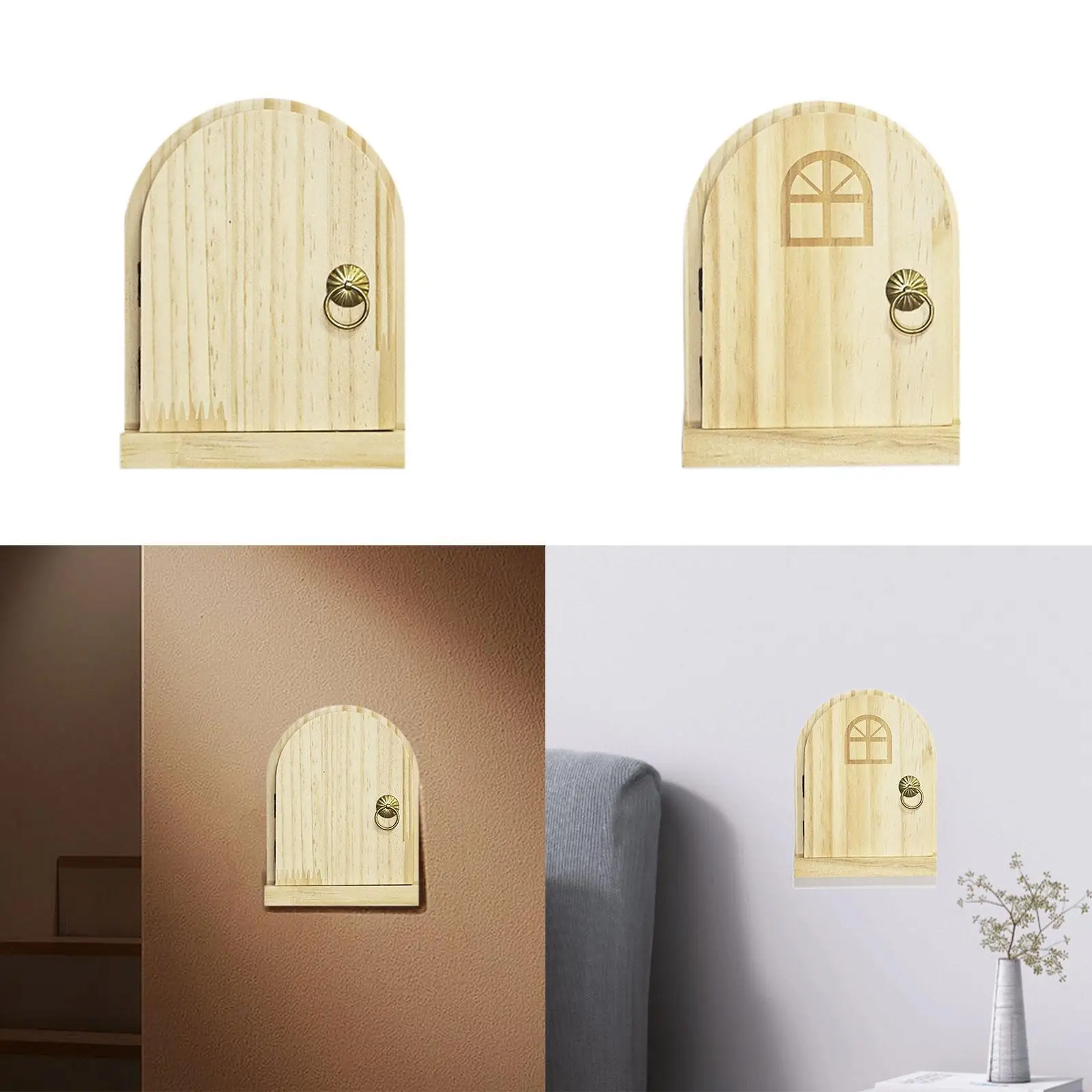 Wooden Switch Protective Cover, Easy Installation, Dustproof Wood Door Switch Protective Cover, Light Switch Wall Sticker