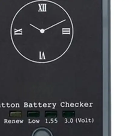 QBC-22 Quartz Watch Tester ABS Made Unit for Evaluating 1.5V and for 3v Button Battery Function and Movement Integrity