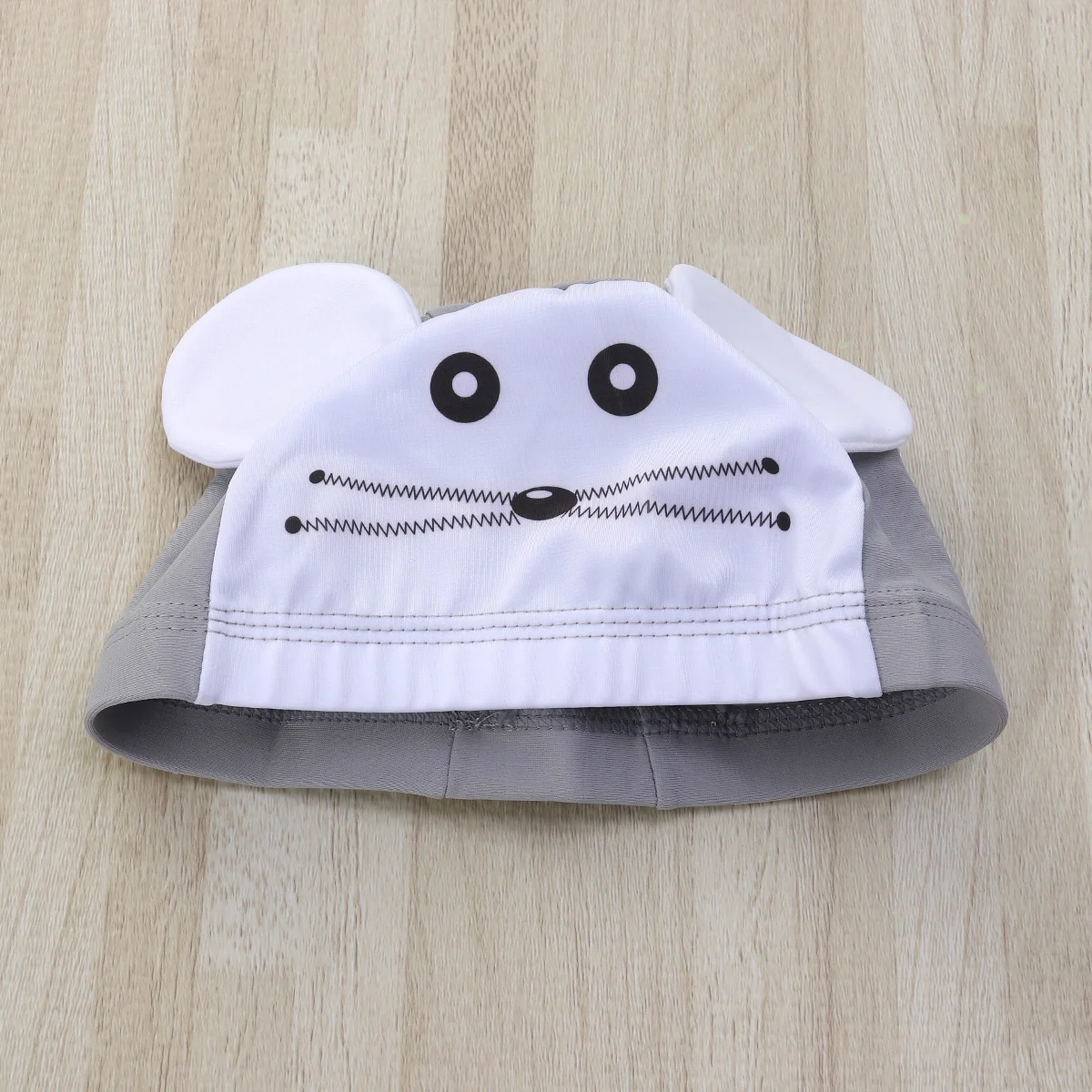 

Mouse Swimming Hat Cartoon Comfortable Swimming for Kid Child Girl Boy (Grey)