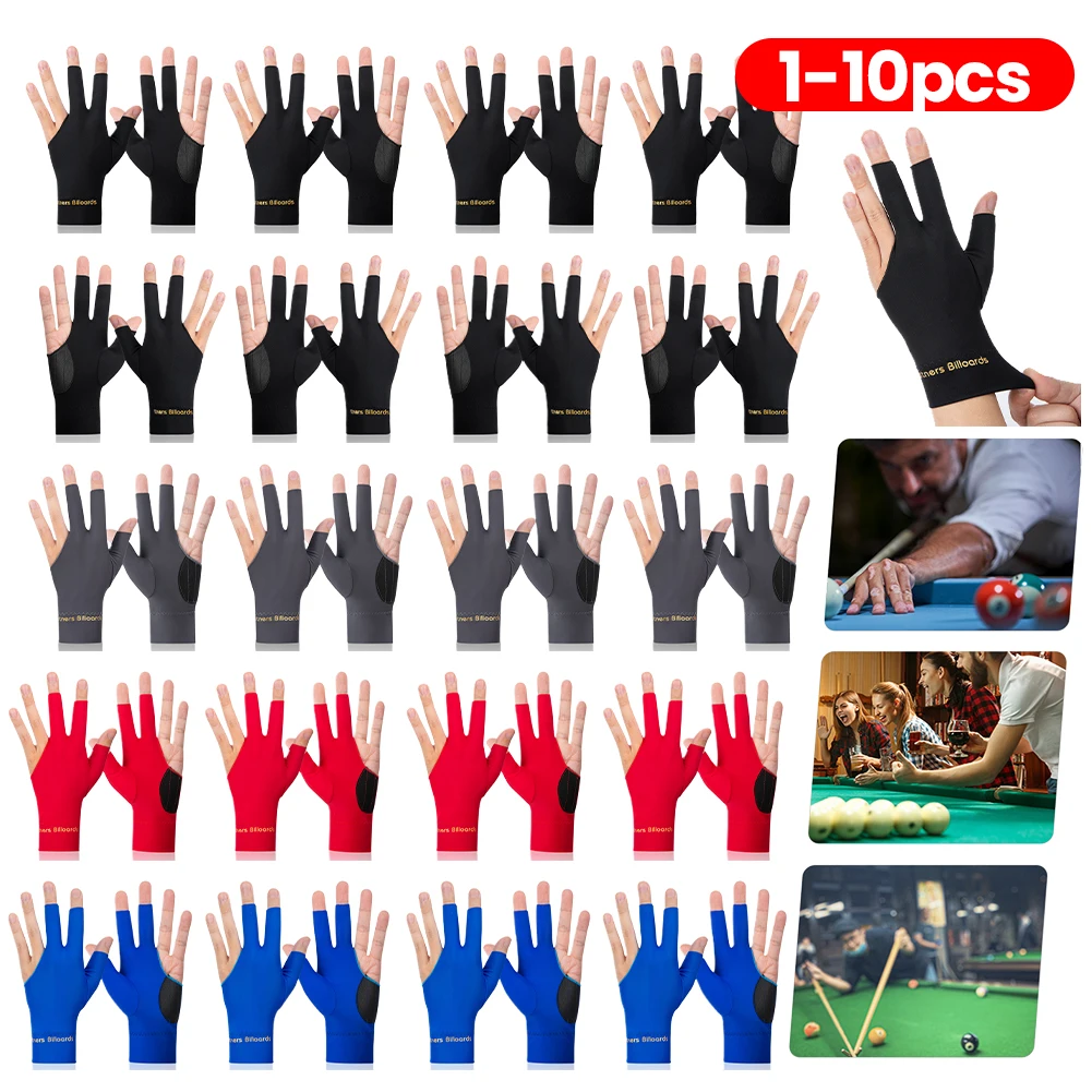 

Billiard Gloves Elasticity Gloves Anti-Slip Billiard Training Gloves Breathable Billiard Sports Accessories