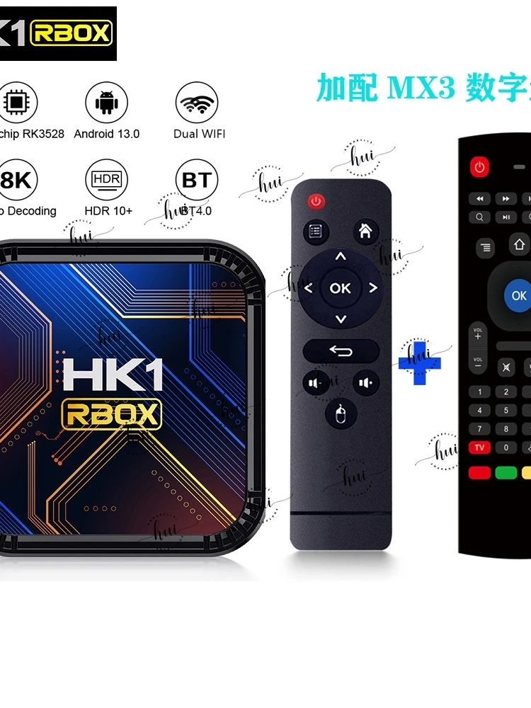 TV BOX HK1 RBOX K8S, Android 13, RK3528, 2,4G, 5G, WIFI, BT 4,0
