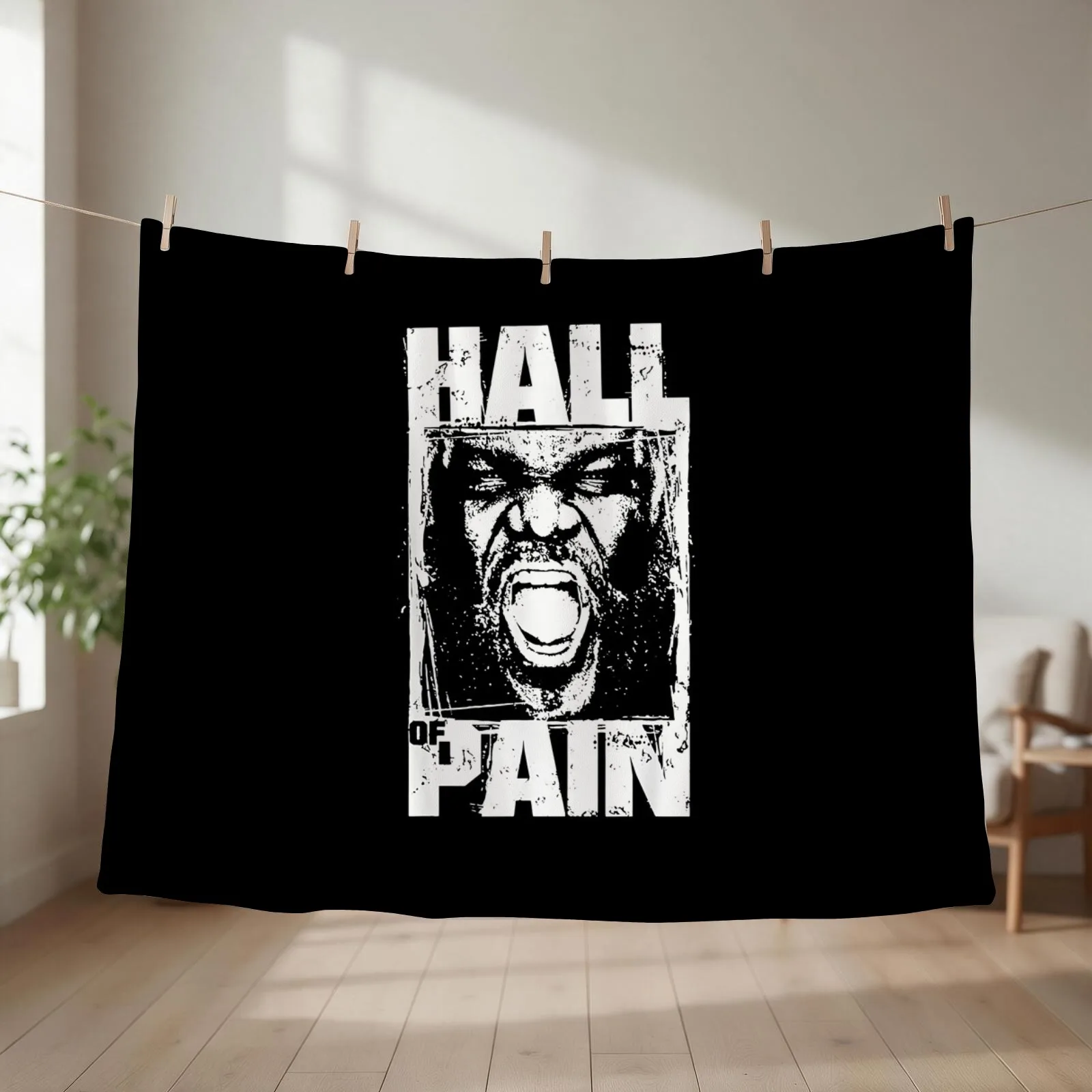 Mark Henry Hall of Pain Throw Blanket couch cozy soft plush fuzzy picnic outdoor blanket