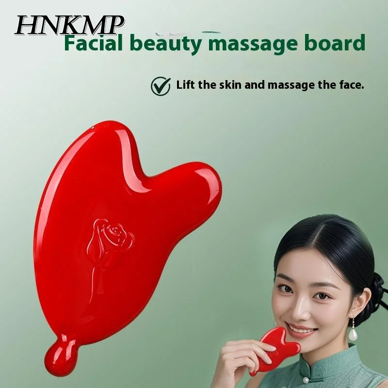 

Смола Гуа Ша Доска для лица, шеи, спины, красоты, соскабливание, массажные инструменты, твердый уход за кожей лица, Гуа Ша, спа, физиотерапевтический массажер