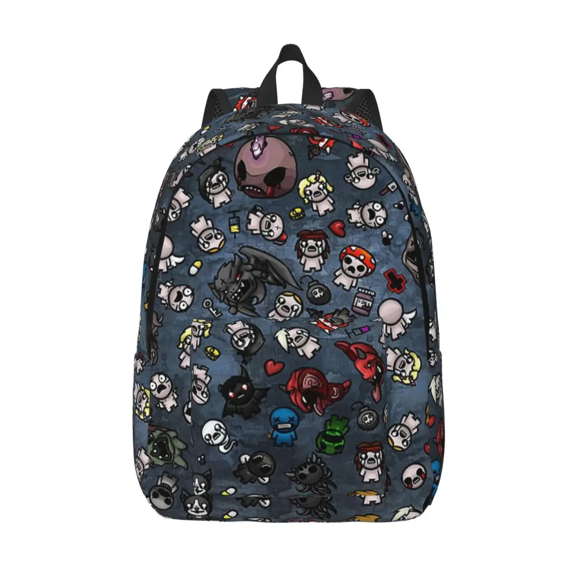 

The Binding Of Isaac Cartoon Backpack with Pocket School Hiking Travel Video Game Daypack for Men Women College Shoulder Bag
