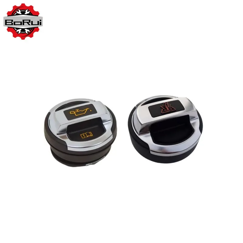 

420121321 420103485B 2pcs Car Cover Coolant And Oil Expansion Tank Cap For Audi R8 A4 A5 A6 For VW Golf Jetta Passat B6 B7 CC