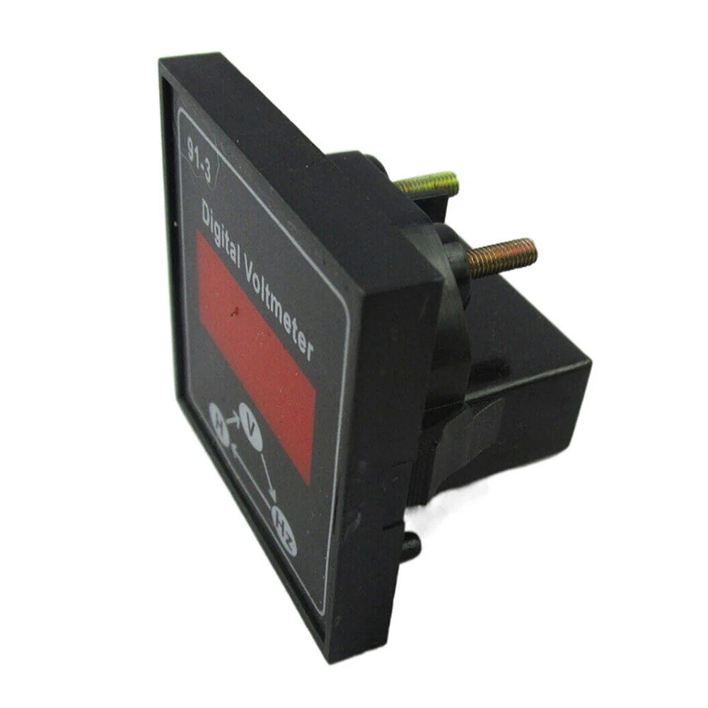 Digital Voltmeter 91 3 Model for Diesel Generator Single Phase Three Phase with Frequency Display 0 99Hz and Voltage Input Range