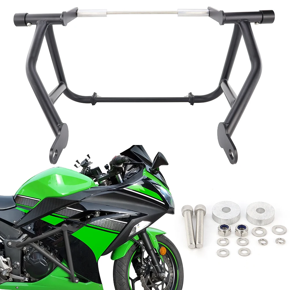 

Motorcycle Stunt Crash Cage For Kawasaki Ninja 300 2013 2014 2015 2016 2017 Engine Guard Highway Bars Bumper Protector Race Rail