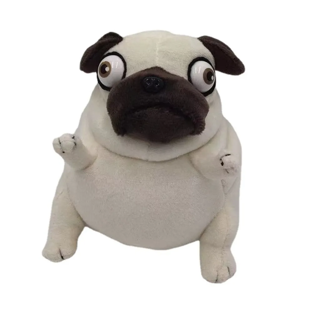 Octopus Plush Pug Dog Cartoon Dog Plush Toy Simulation Animal Model Fat Sand Sculpture Puppy