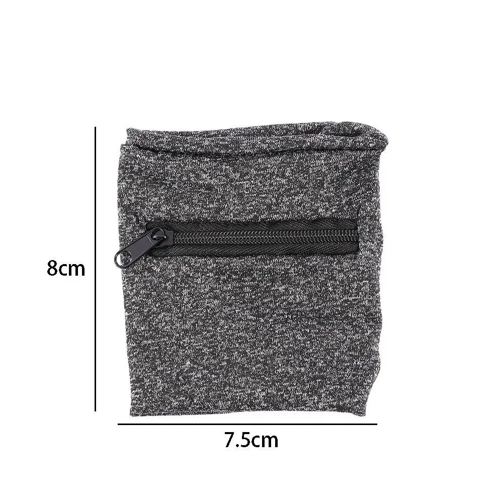 Running Unisex Storage Bag Sport Brace Protector Pouch Wristband Sweatband Wrist Wallet Wrist Support